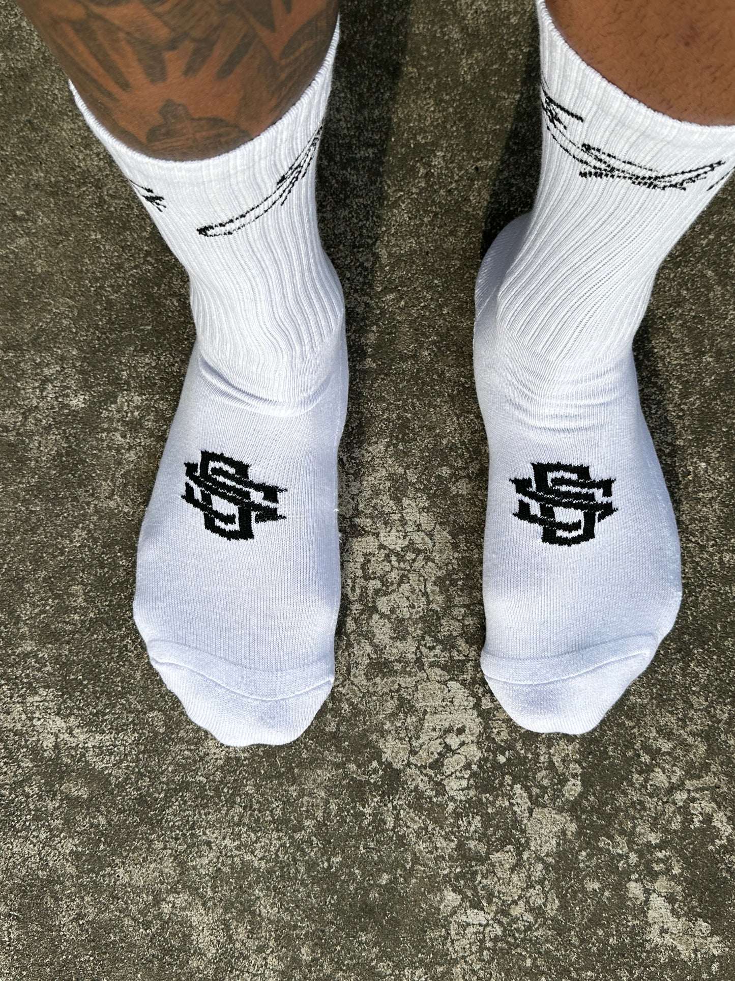 Star Struk Signature Logo Sock
