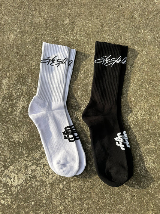 Star Struk Signature Logo Sock